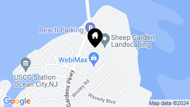 Map of 9 E Aberdeen Rd, Ocean City NJ, 08226
