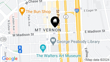Map of 14-16 E Madison St, Baltimore MD, 21202