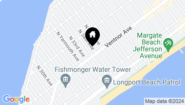 Map of 3311 Ventnor Avenue, Longport NJ, 08403