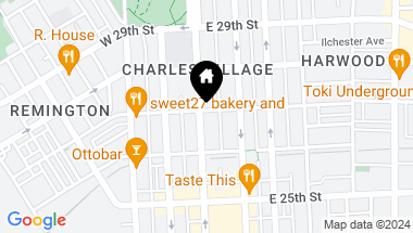 Map of 2645 N Charles St, Baltimore MD, 21218