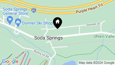 Map of 21406 Donner Pass Road, Soda Springs CA, 95728-9998