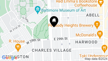 Map of 2937 N Charles St, Baltimore MD, 21218
