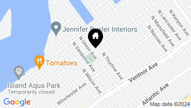 Map of 127 N Union Ave, Margate NJ, 08402