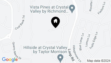 Map of 5074 Hickory Oaks Street, Castle Rock CO, 80104