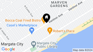 Map of 7800 Ventnor Ave, Margate NJ, 08402