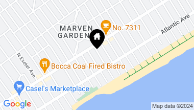 Map of 10 S Andover Ave, Margate NJ, 08402
