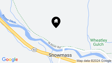 Map of 50 N River Road, Snowmass CO, 81654