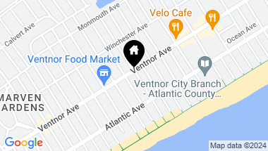Map of 6812 Ave, Ventnor NJ, 08406
