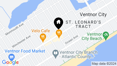 Map of 3 A N Portland Ave, Ventnor NJ, 08406