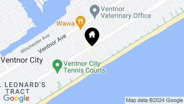 Map of 126 S Weymouth Ave, Ventnor NJ, 08406