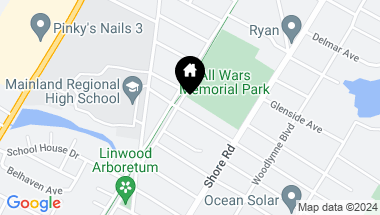 Map of 120 W Devonshire Ave, Linwood NJ, 08221