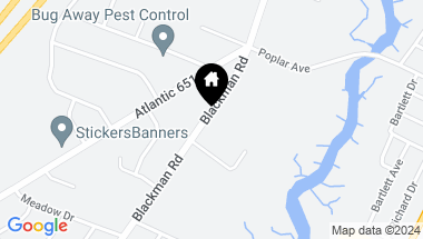 Map of 100 Blackman Road, Egg Harbor Township NJ, 08234