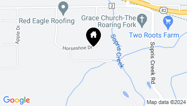 Map of 210 Horseshoe Drive, Basalt CO, 81621