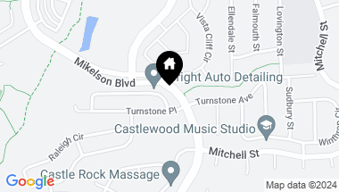 Map of 6331 Wescroft Avenue, Castle Rock CO, 80104
