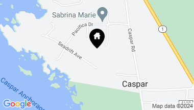 Map of 15167 Seadrift Ave, Caspar CA, 95420