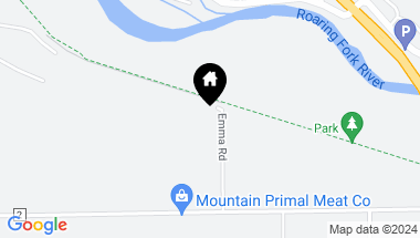 Map of 2459 Emma Road, Basalt CO, 81621