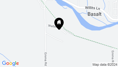 Map of 121 Walter Road, Basalt CO, 81621