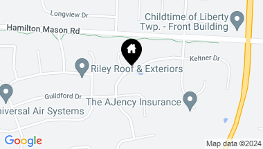 Map of 7320 Keltner Drive, West Chester OH, 45069