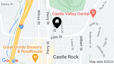 Map of 502-512 Front Street, Castle Rock CO, 80104