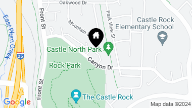 Map of 769 Canyon Drive, Castle Rock CO, 80104