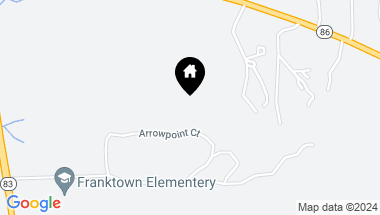 Map of 1555 Arrowpoint Court, Franktown CO, 80116