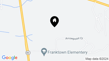 Map of 1571 Arrowpoint Court, Franktown CO, 80116