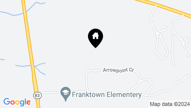 Map of 1565 Arrowpoint Court, Franktown CO, 80116