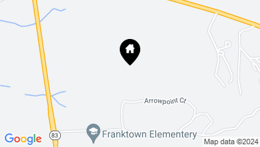 Map of 1721 Arrowpoint Court, Franktown CO, 80116