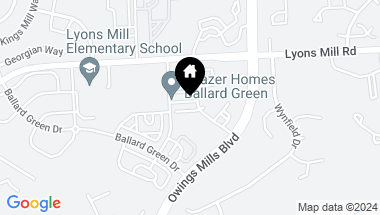 Map of 9433 James MacGowan Ln #438, Owings Mills MD, 21117