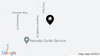 Map of Kenneth Way, Reno NV, 89521