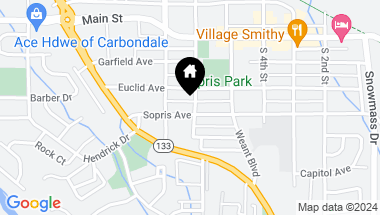 Map of 715 Sopris Avenue, Carbondale CO, 81623
