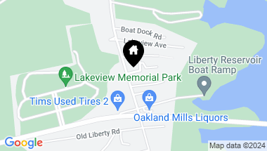 Map of 6327 Oakland Mills Rd, Sykesville MD, 21784