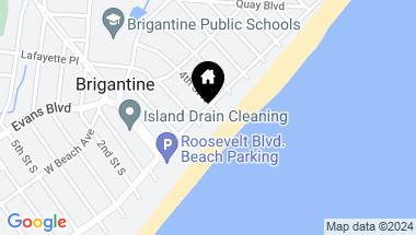 Map of 300 E Ave. Ave Unit: 8, Brigantine NJ, 08203-0000