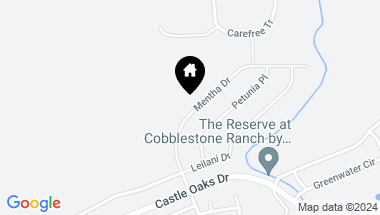 Map of 6725 Mentha Drive, Castle Rock CO, 80108