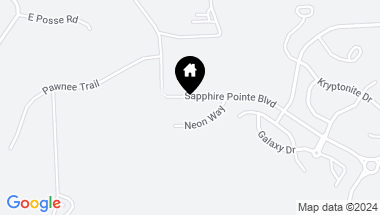 Map of 7460 Sapphire Pointe Boulevard, Castle Rock CO, 80108