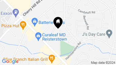 Map of 22 Roaches Ln, Reisterstown MD, 21136