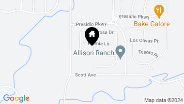 Map of 5633 Loma Vista Drive, Parker CO, 80134