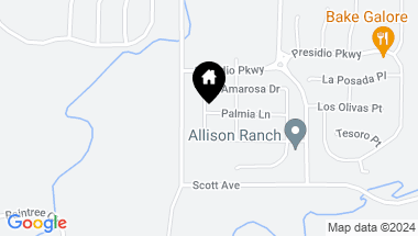 Map of 5556 Palmia Lane, Parker CO, 80134