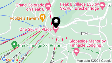 Map of 1521 Ski Hill Rd 8510, Breckenridge CO, 80424