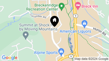Map of 856 Kingdom Drive, Breckenridge CO, 80424