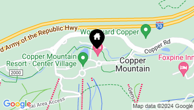 Map of 189 Ten Mile CIRCLE 247/249, COPPER MOUNTAIN CO, 80443