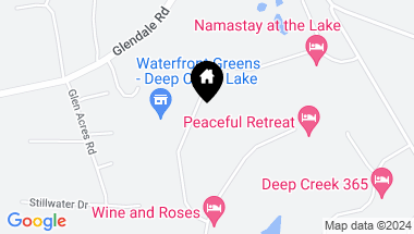 Map of 421 Waterfront Greens Dr, Swanton MD, 21561