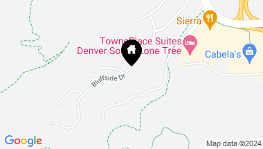Map of 10736 Bluffside Drive, Lone Tree CO, 80124