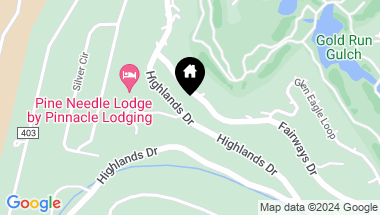 Map of 1900 Highlands DRIVE, BRECKENRIDGE CO, 80424