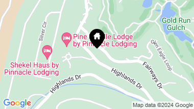 Map of 1900 Highlands Drive, Breckenridge CO, 80424