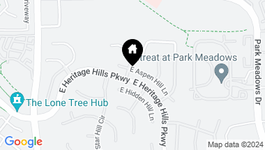 Map of 9384 E Aspen Hill Lane, Lone Tree CO, 80124