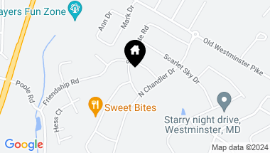 Map of 607 Stonegate Rd, Westminster MD, 21157