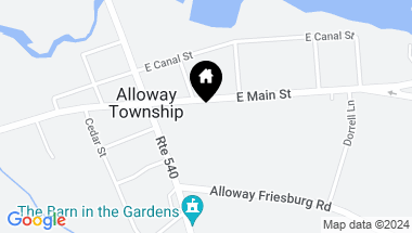 Map of 17 E Main St 1, Alloway Twp NJ, 08001