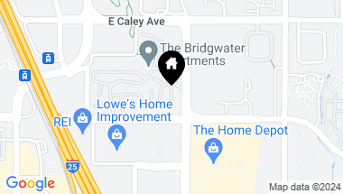 Map of 9251 E Peakview Avenue, Greenwood Village CO, 80111