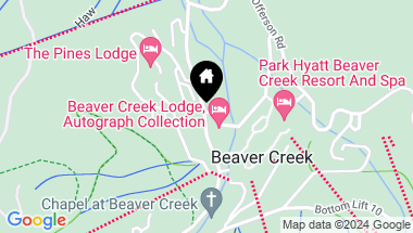 Map of 46-wks 3/4 Avondale Lane, 307/weeks 37/38 (3 & 4), Beaver Creek CO, 81620